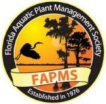 Florida Aquatic Plant Management Society logo with sunset and bird imagery.