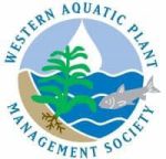 Western Aquatic Plant Management Society logo with aquatic plants and fish.